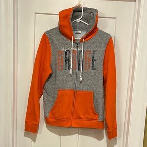 Pro Edge Orange and Gray Kids Hoodie